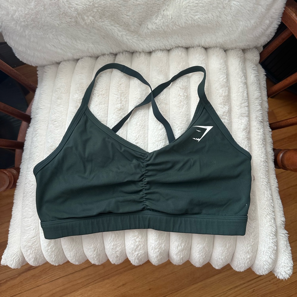 Gymshark Dark Green Sports Bra